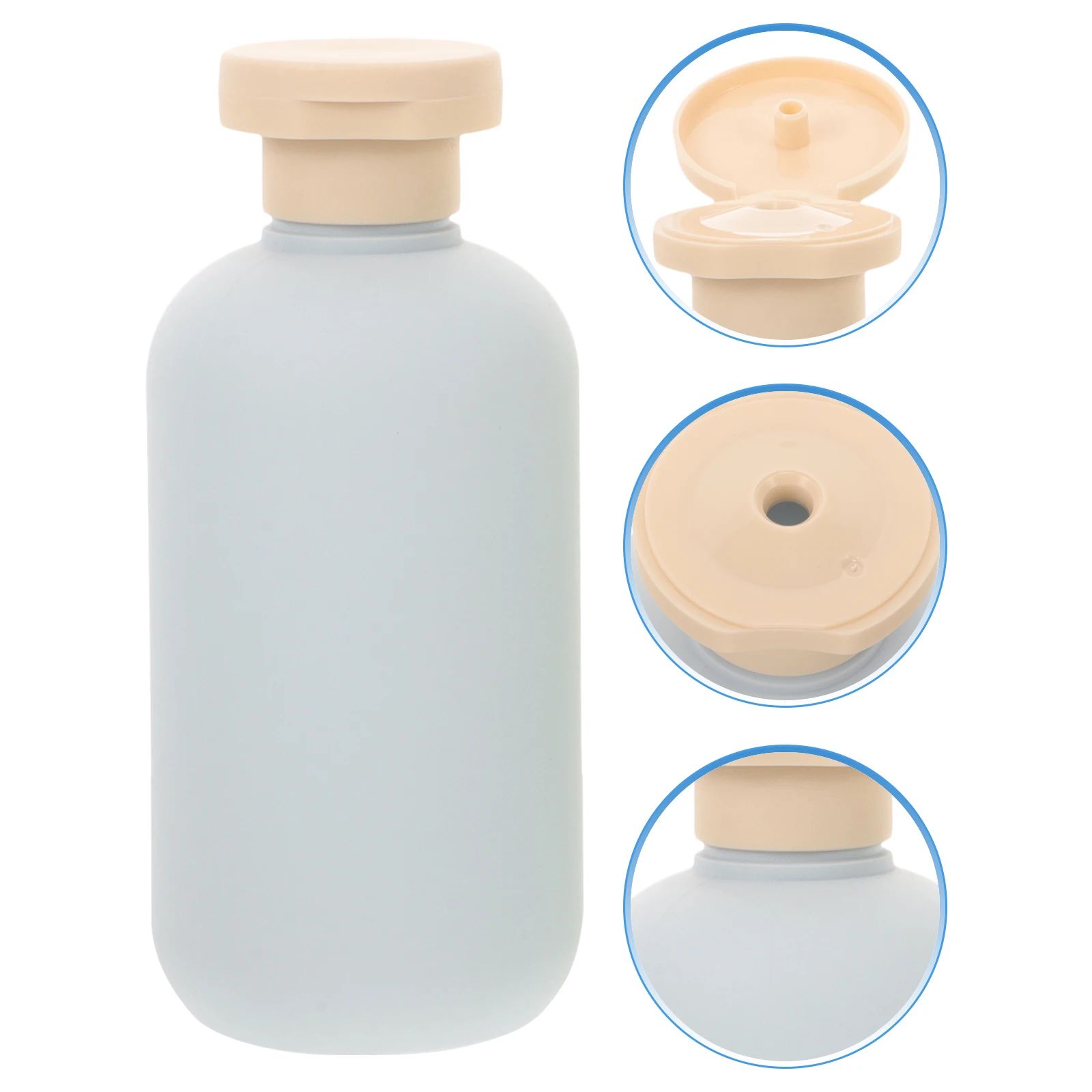 

2pcs 200ml Avocado Bottles Travel Refillable Leak Proof Shampoo Conditioner Dispenser Squeeze Toiletry Set PE Material