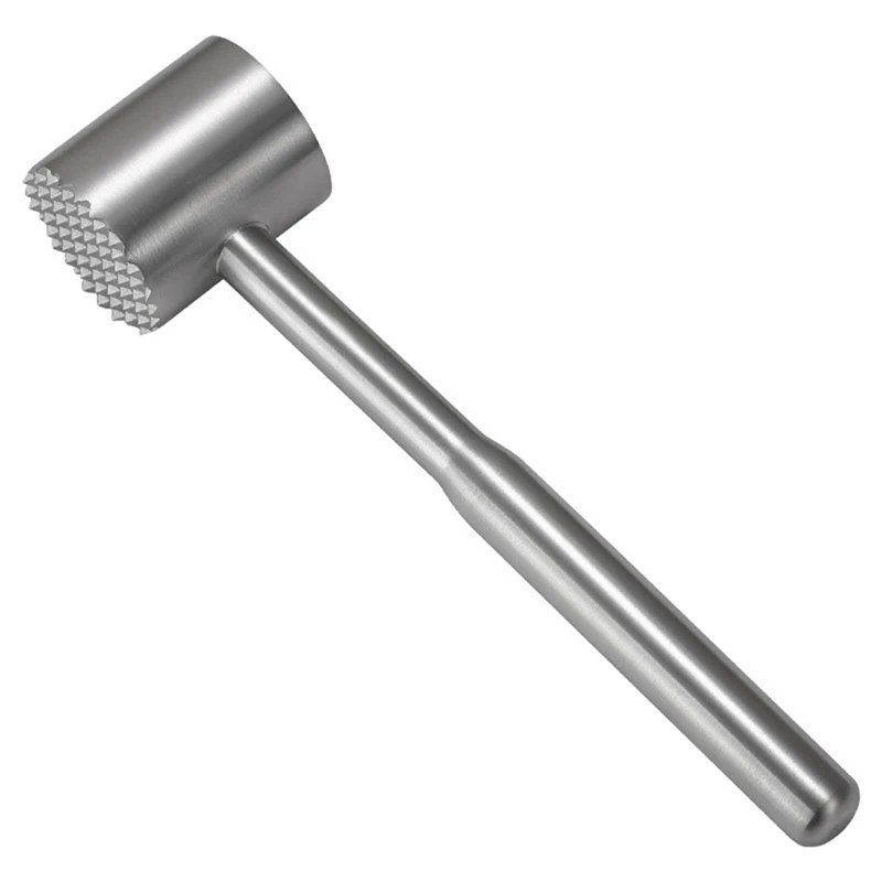 

Молоток для мяса Tenderizer, молоток для мяса из нержавеющей стали 304, лопатка Flattner Beater, для стейка, говядины, курицы, свинины, кухонный инструмент