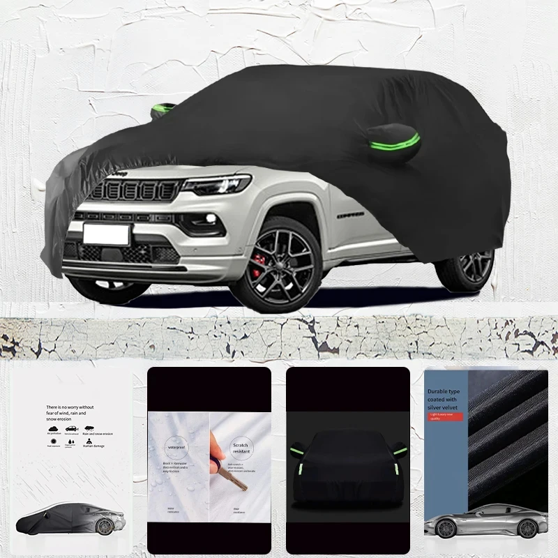 

For Jeep Compass Car cover Exterior Car Cover Outdoor Protection Full Car Covers Waterproof