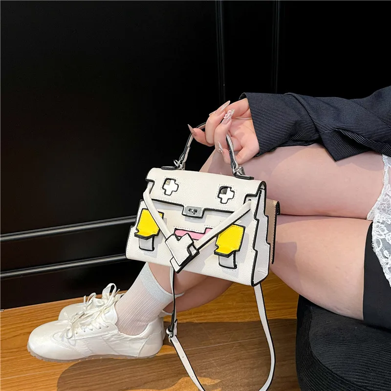 

Popular Women's Leather Messenger Bag Classic Elegant Crossbody Bag Shoulder Bag Luxury Brand Design