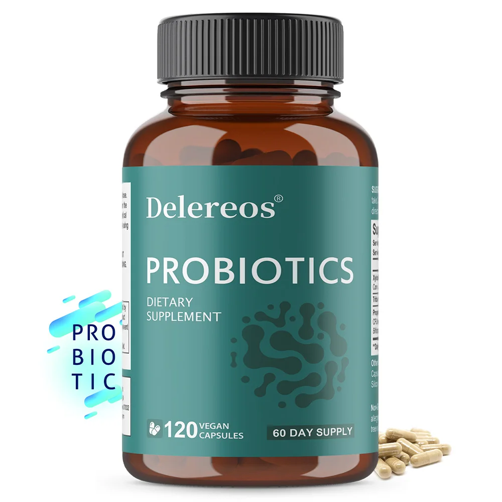 

Пробиотический комплекс - пробиотик для мужчин и женщин, поддерживает здоровье кишечника и пищеварения, без ГМО, без глютена, вегетарианские капсулы.