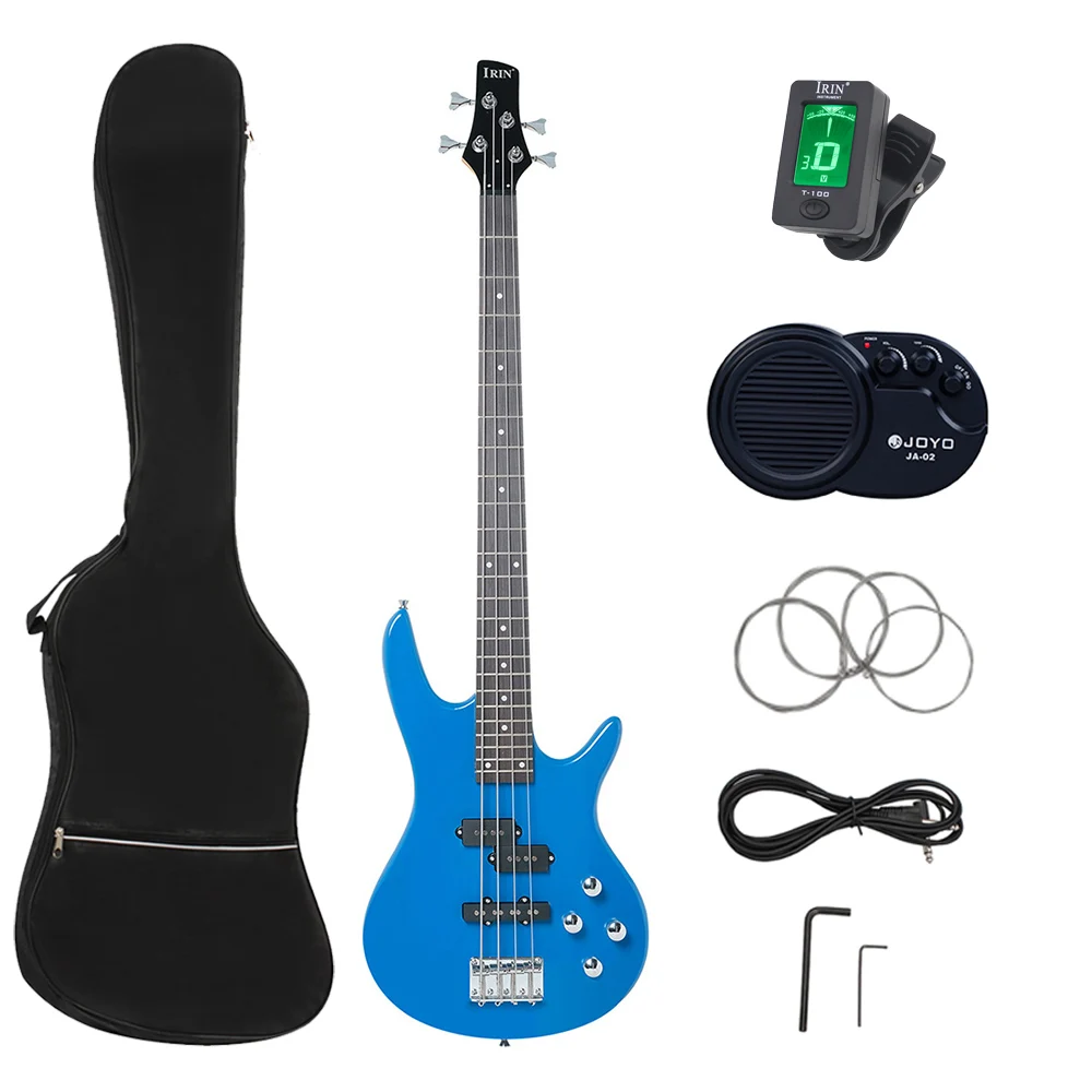 

4 Strings Bass Guitar 24 Frets Electric Bass Guitarra Maple Neck Basswood Body Guitar With Bag Amp Tuner Parts & Accessories