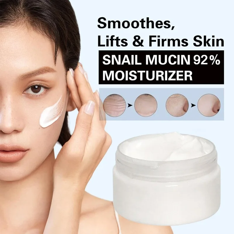 Multi-Action Strengthens Hydrating Soothing Daily Moisturizer 250g Snail Mucin Repair Face Cream Reduces Blemishes Dull Dry Skin