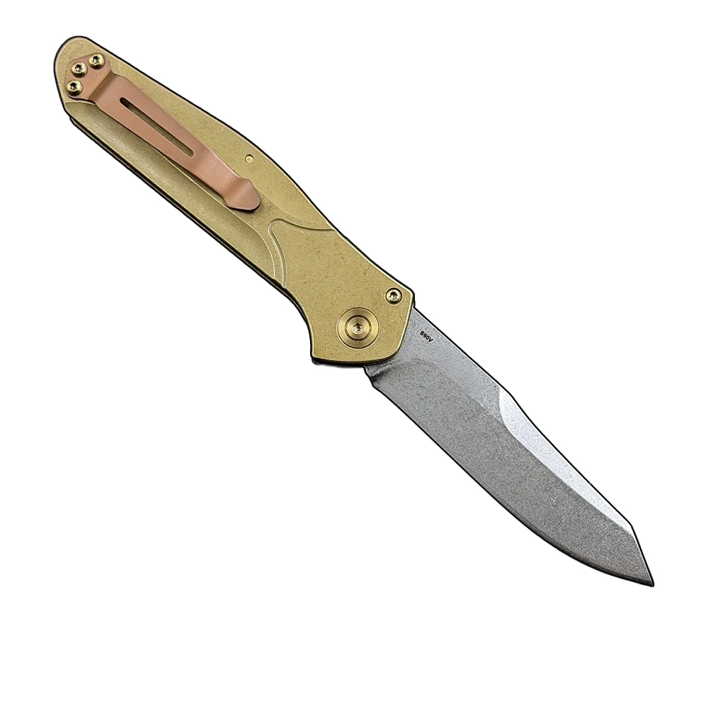 BM 9400 Copper handle Osborne Folding Knife Outdoor Camping Pocket EDC Knife - view 4