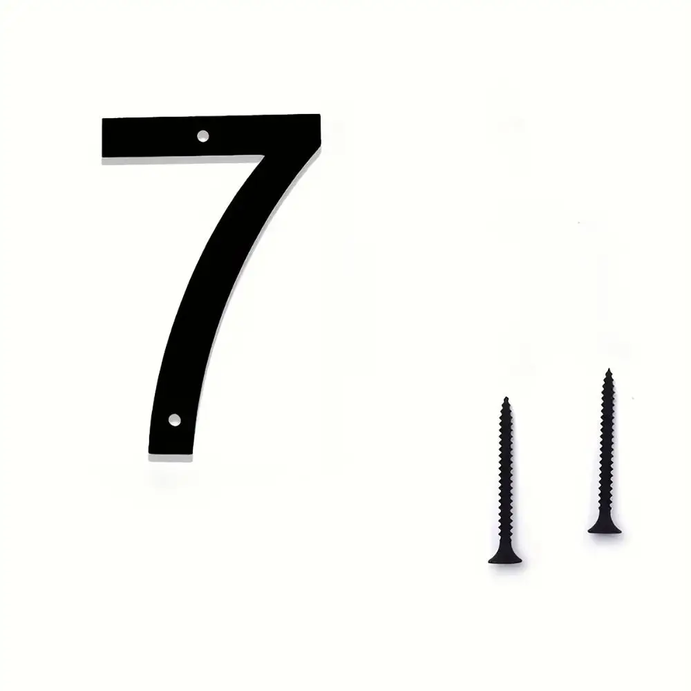 Modern Design Floating House Numbers Outdoor Use Hanging Type Modern House Numbers Weatherproof Rust-Resistant House Number Sign