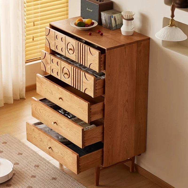 

Medium-style bedroom storage cabinet Side cabinet Living room locker