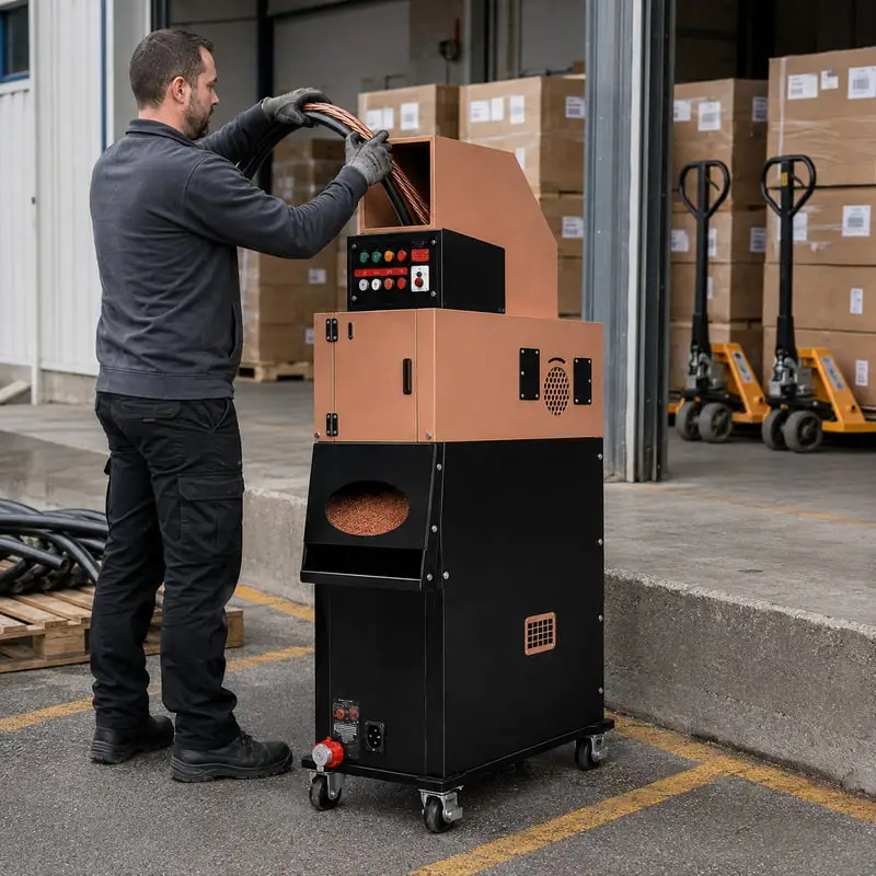Practical Copper Wire Recycling Machine Copper Granulator Machine Customized for Workshop Use in Mixed Cable Processing