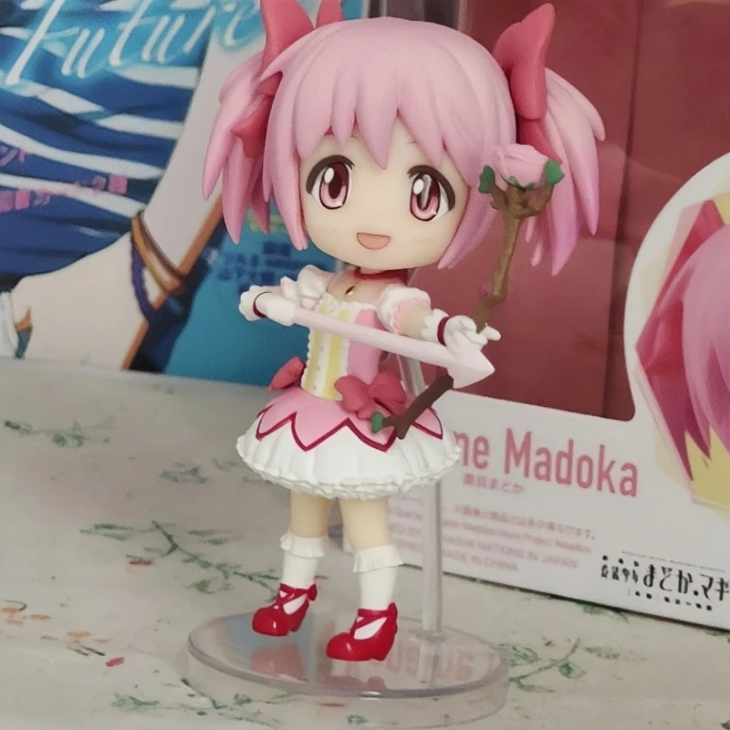 Bandai Madoka☆Magica Anime Figure Figuarts Mini Madoka Kaname Action Figure Toys For Gifts Collectible Model Ornaments Models