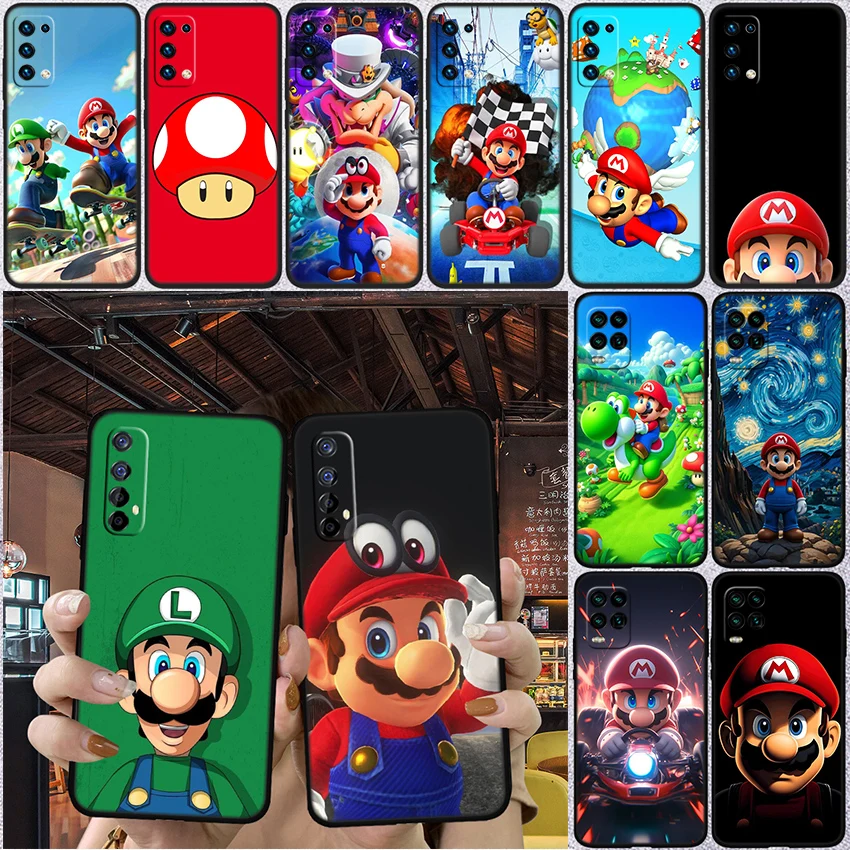 M-Marios Phone Case for Samsung Galaxy M06 M15 M16 M35 M55 M56 A36 A42 A50 A50S A51 A52 A32 A33 A05 A05S A06 A16 A20 view 2
