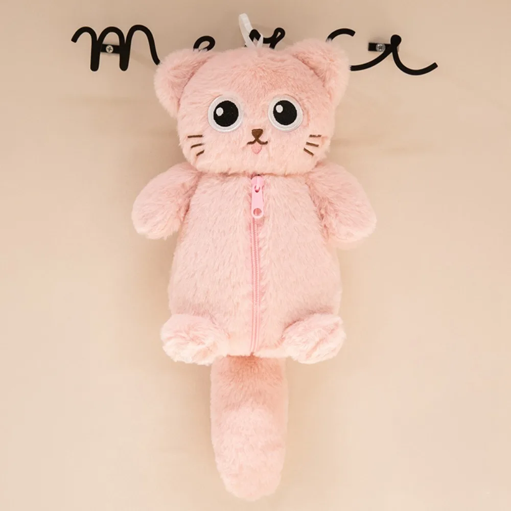 Multi Functional Cartoon panda Pencil Case Large Capacity Anime Storage Handbag Cute Lovely Students Office Supplies