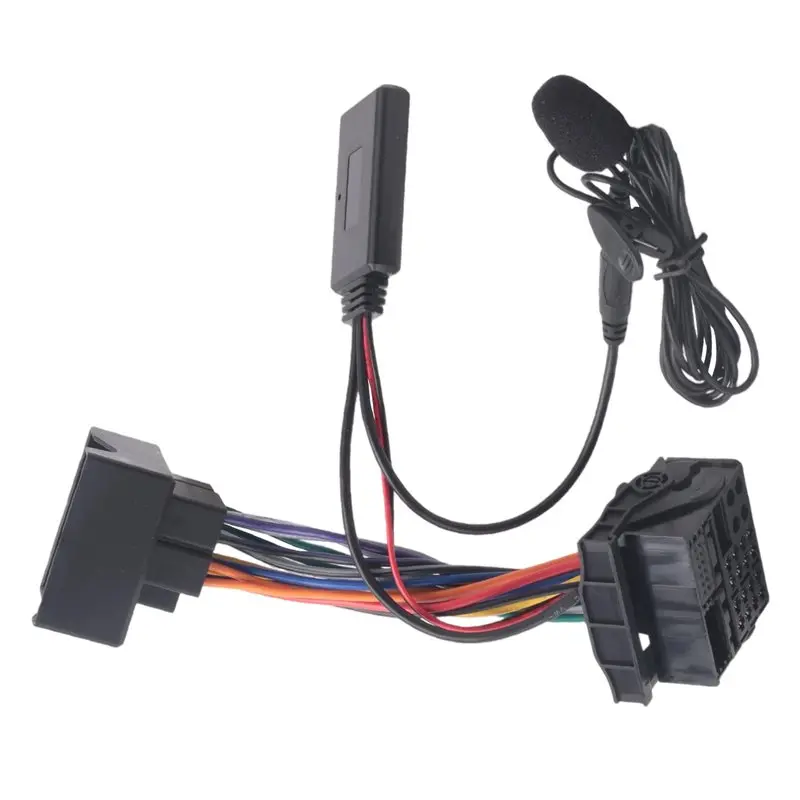 Bluetooth+ External Microphone Audio AUX Cable Adapter For Opel CD30 CDC40 CD70 DVD90 For Opel-N31R