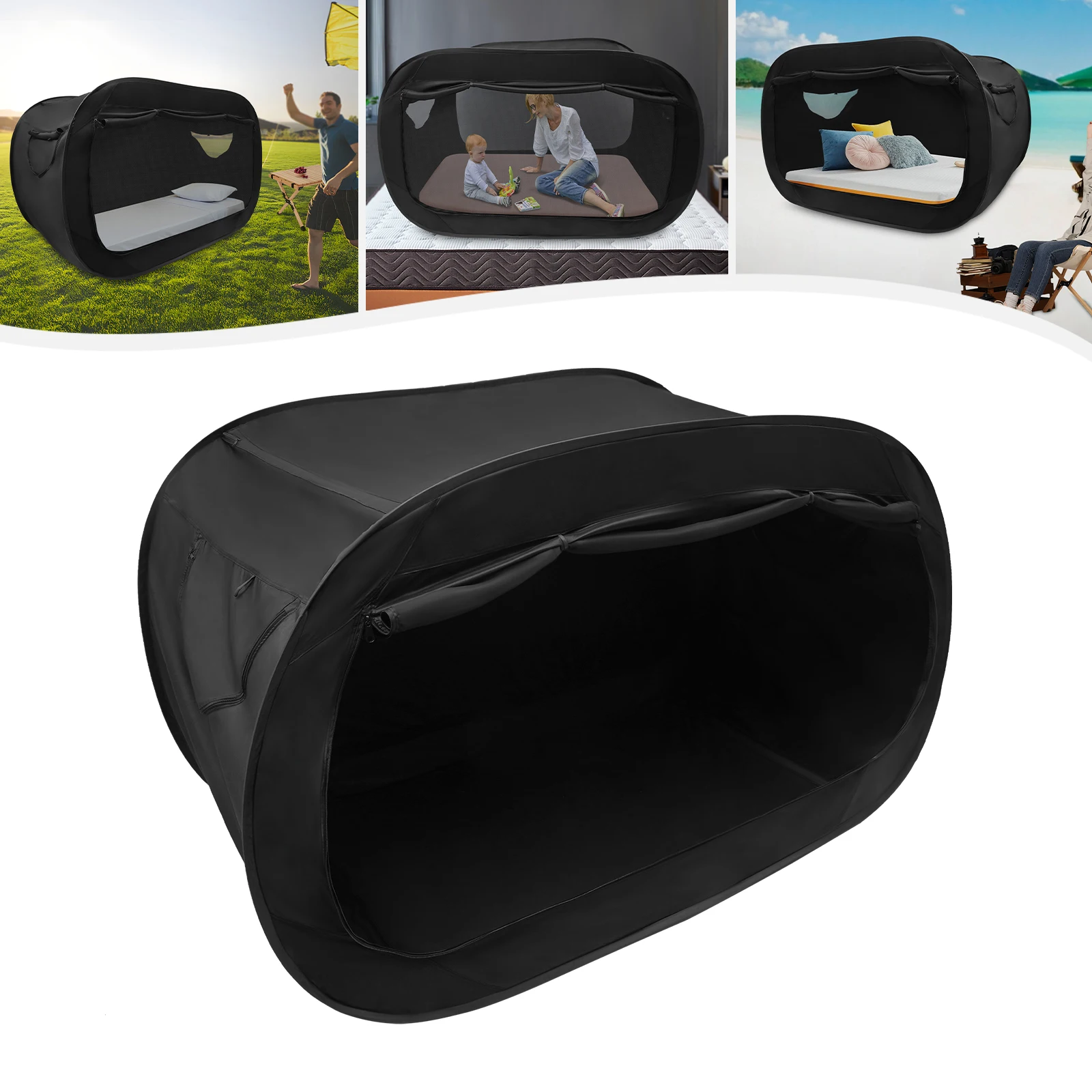 خيمة سرير محمولة منبثقة، خيمة ناموسية صيفية، قابلة للتنفس ‎   خيمة نوم للتخييم في الهواء الطلق والاستخدام الداخلي