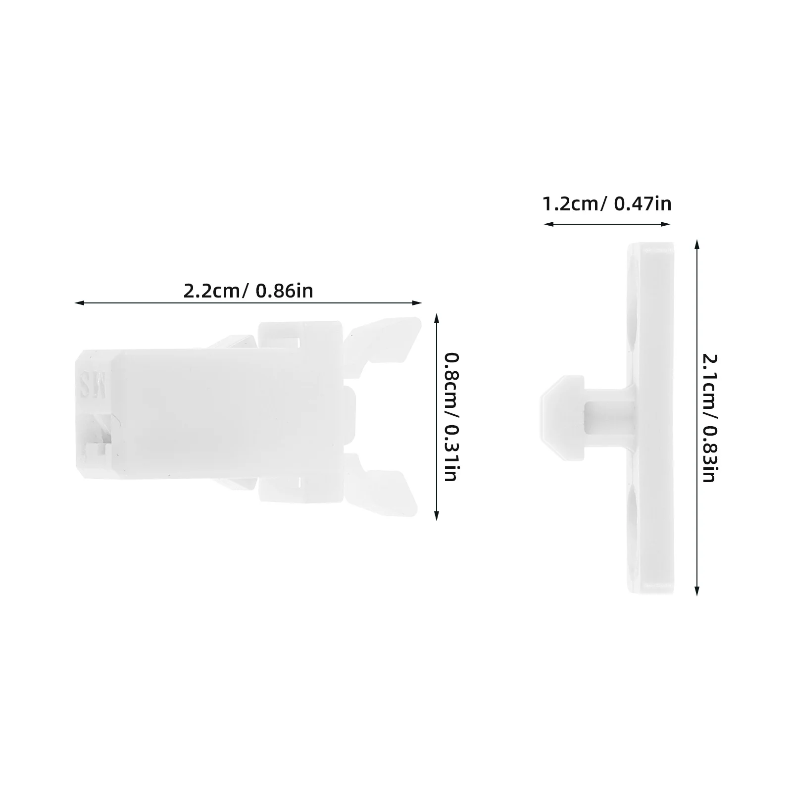40 قطعة سلة المهملات قفل استبدال دفع نوع مشبك كليب قوية غطاء بن المزالج للمطبخ القمامة سلة المهملات إصلاح الملحقات