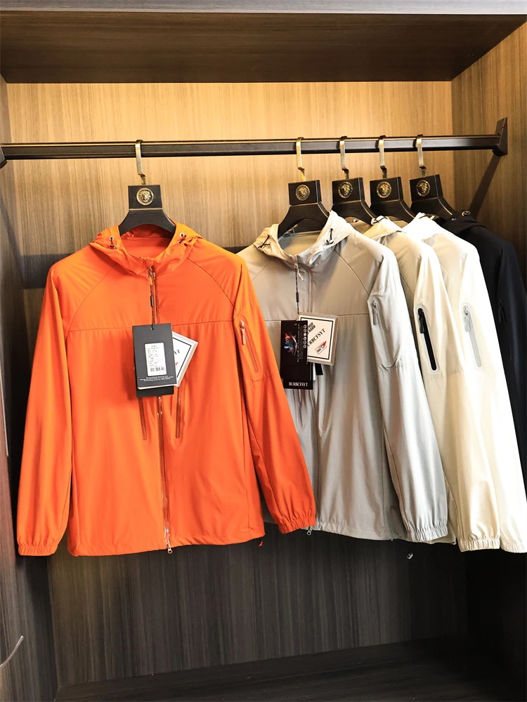 

Высокопроизводительная легкая мужская куртка на открытом воздухе на молнии склеенная летняя 3D пошивная шляпа Faionable Urban Sle весна-лето