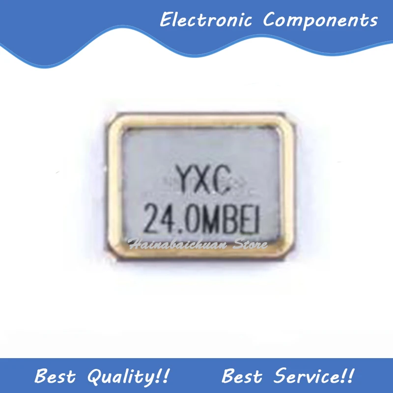 10 Pcs/Lot X322524MMB4SI 24MHz ±10ppm 10pF SMD New and Original In Stock