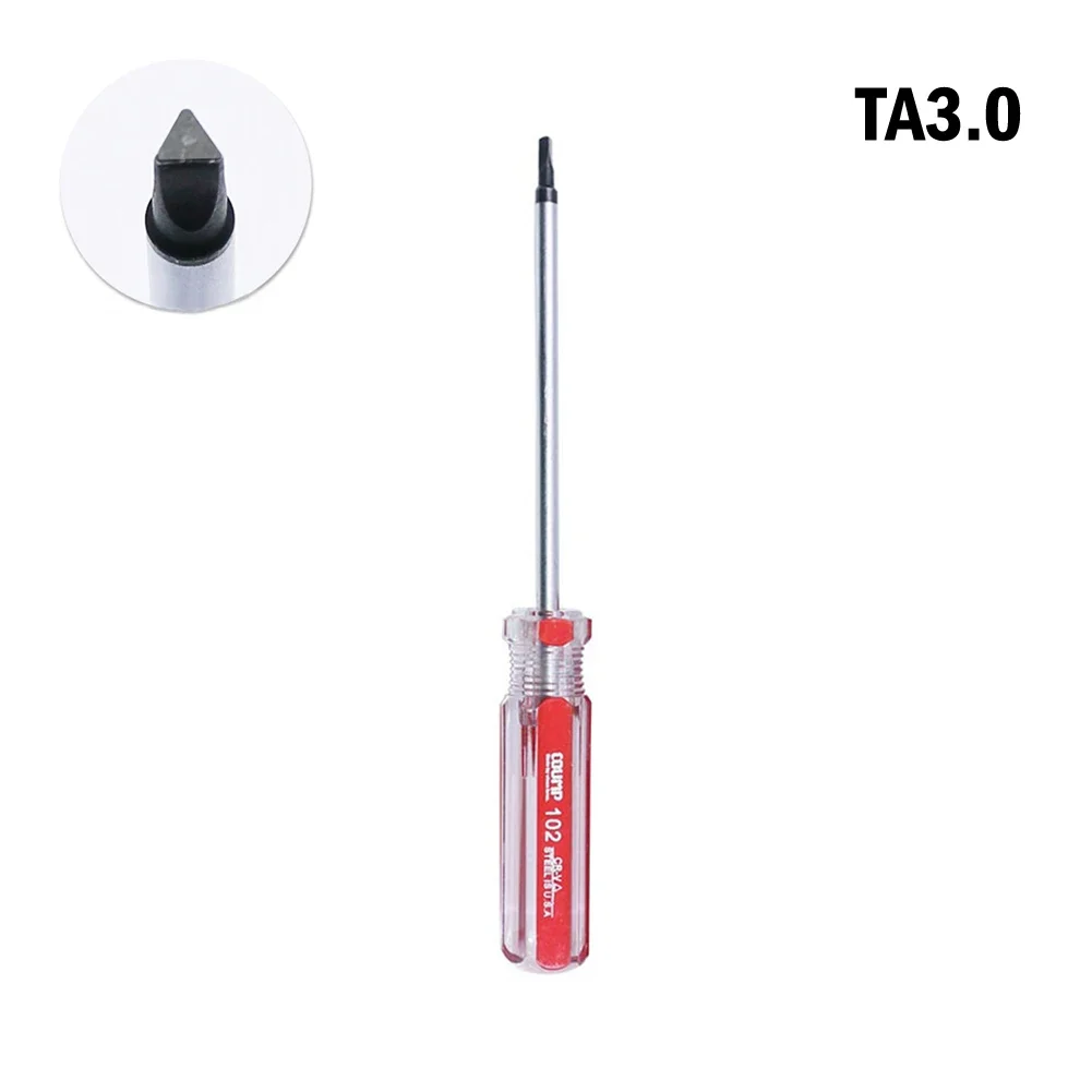 1Pc TA1.8-4.2 Triangle Drive Screwdriver Chrome Vanadium Steel Repair Tool Hand Tool Accessories For Electrician