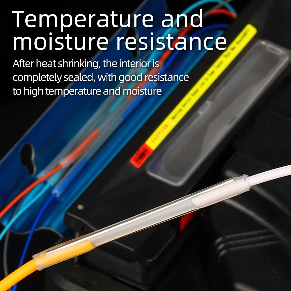 Fibra Óptica Heat Shrink Tubing Bare Thin Tube Fio de couro Tubo grosso Cabo óptico Fusão Joint Luva protetora, 60mm
