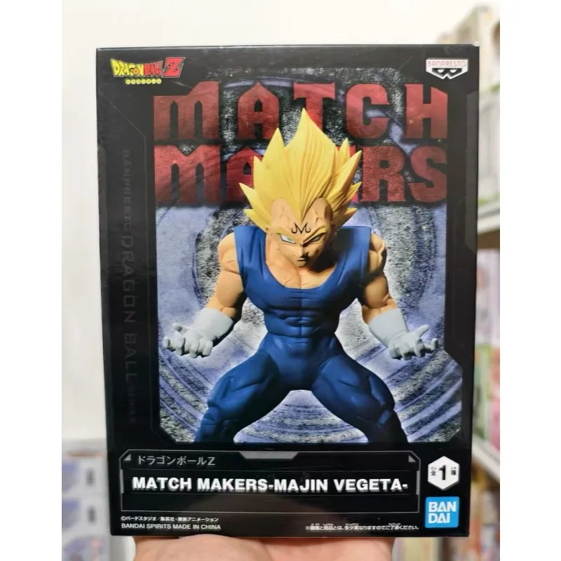 

В наличии Оригинальная фигурка BANPRESTO DRAGON BALL Z MATCH MAKERS Vegeta 13 см, ПВХ, аниме-фигурка, игрушка, подарок, украшение