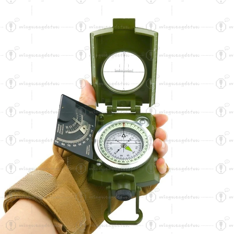 K4074 High-Precision Compass, Professional Outdoor Multifunctional Accurate Geological Compass, Tactical North Needle