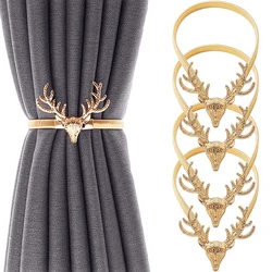 Golden Silver Curtain Clip Curtains Holders Feather Shape Tieback Buckle Clips Curtain Accessories Home Decor
