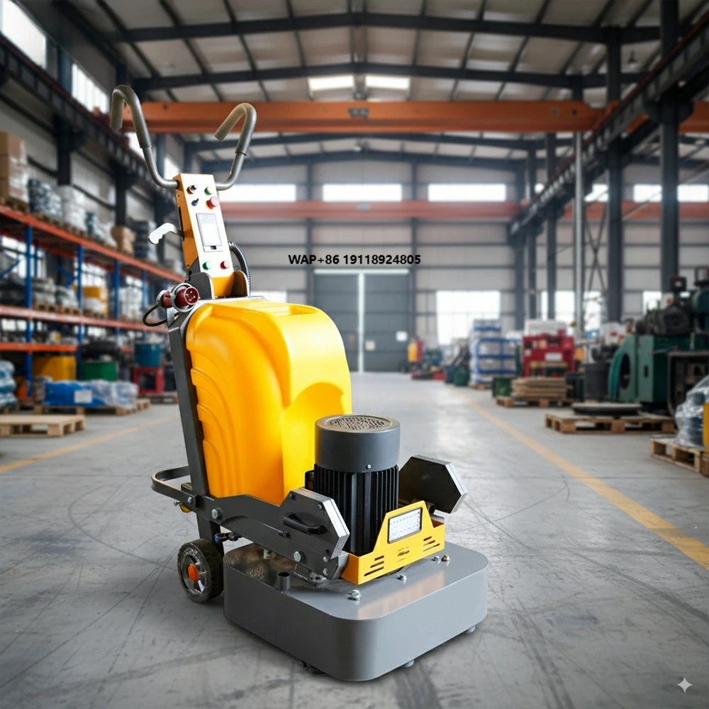 

Walk Behind Concrete Grinder 12 Disc Terrazzo Marble Floor Polisher Concrete Polishing Machinery With CE