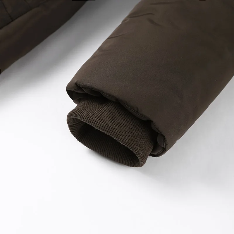 Damen Gefütterte Jacken V-Ausschnitt Langarm Schnürung Übergroße Mäntel Herbst Winter Damen Mantel mit Taschen Einfarbig Locker Geschnitten Schicke Neue Oberbekleidung – Detail 9