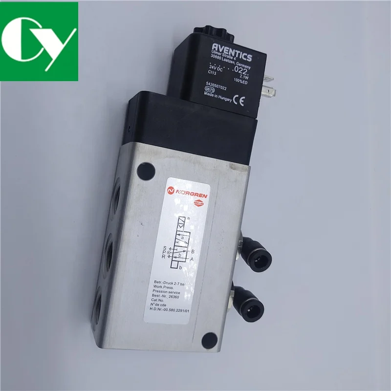 

Printing Machine Spare Parts 00.580.2291 5/2-Way Valve Pneumatic Cylinder for SM102 CD102