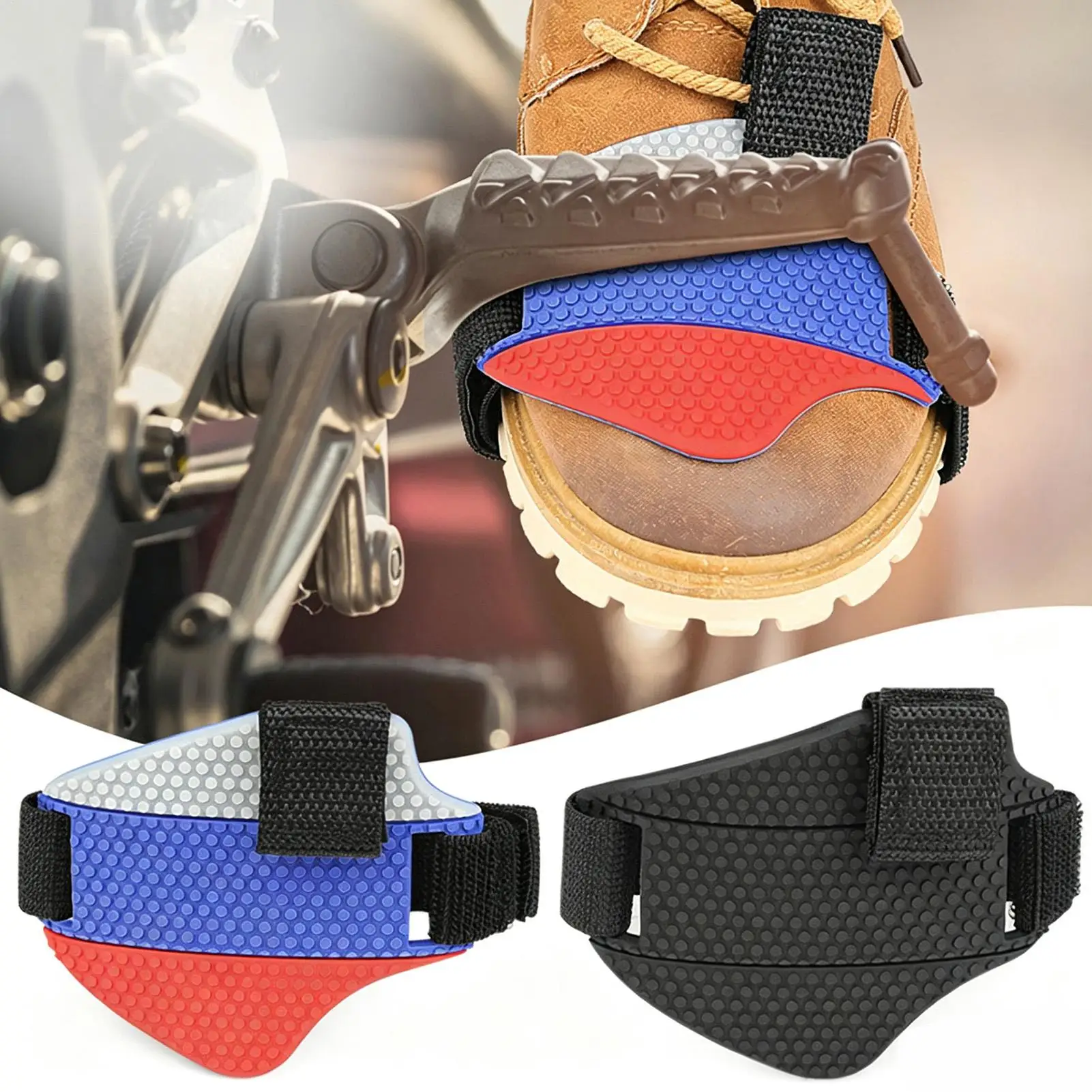 1PC Motorcycle Shift Pad Gear Shoes Protective Anti-Slip Motorbike Gears Shifter  Protector Motocross Boots Cover Accessories