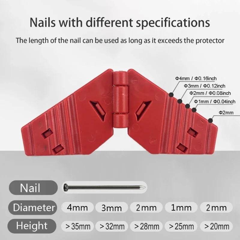 Practical AntiHammer Protector Nails Holder Device for Nails Ensure Safety and Accuracy in Work Simple Hammering