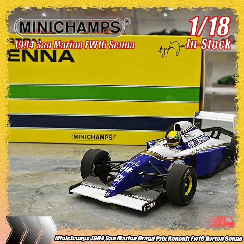 

Новинка в наличии: Minichamps 1:18, Гран-при Сан-Марино 1994, Renault FW16, Айртон Сенна, гоночная модель автомобиля из сплава для коллекционеров, игрушка-подарок