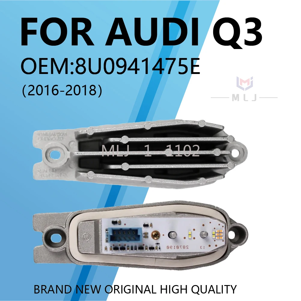 

8U0941475E For Audi Q3 2016-2018 DRL 1001.007.0600 LED Headlight Ballast Daytime Running Light Control Module Unit 8U0 941 475 E
