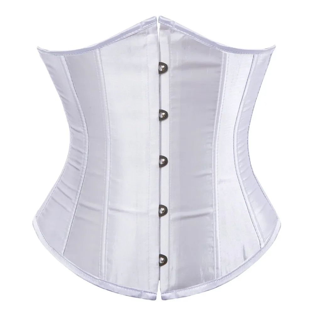 Underbust Corset Women Sexy Bustier Slimming Workout Shape Waist Trainer Girdles Cummerbunds Lace Up Corselet Lingerie Plus Size