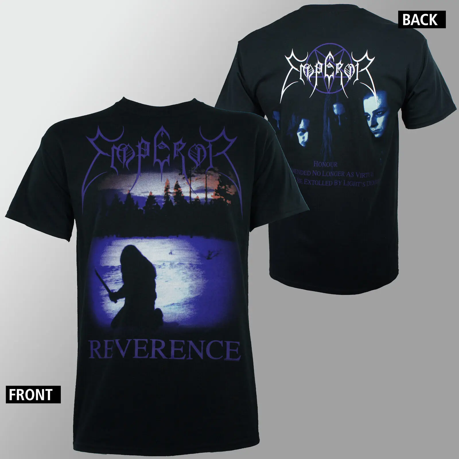 

Authentic Emperor Band Reverence EP Cover T-Shirt S NEW