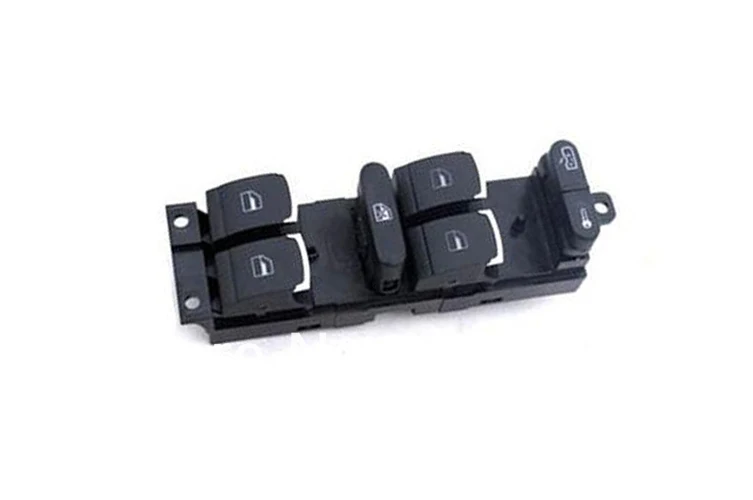 

Chrome Driver Side Power Window Panel Master Switch For VW Volkswagen Golf Jetta Bora MK4
