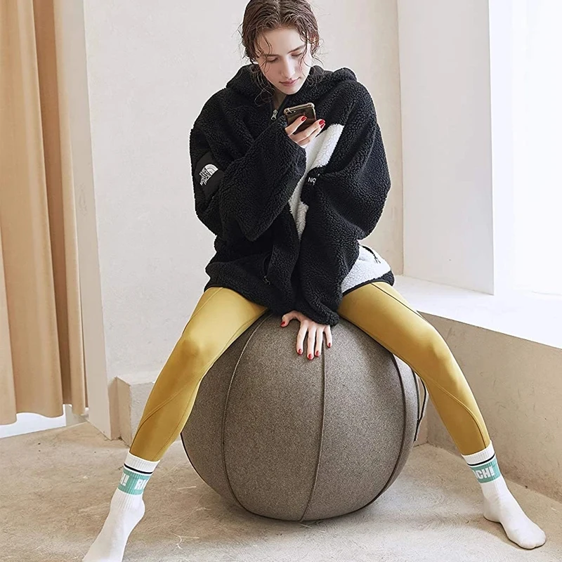 Yoga Ball, Exercise Gymnastic Fitness Pilates Ball, Balance Exercise Gym Fitness Yoga Core Ball, Abdominal Fitness Yoga Ball