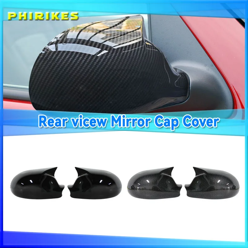 Seitenrückspiegelkappe Flügelspiegelabdeckung Passend für Chrysler PT Cruiser 2007-2009 Auto-Zubehör