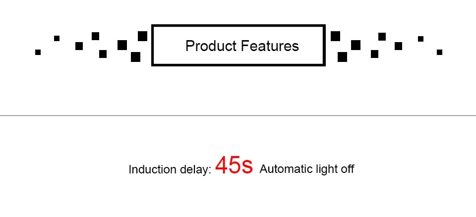 PIR-Bewegungsmelder Intelligenter Schalter für Innen- und Außenbereich Infrarot-Lichtsensor 110V 220V Zeitverzögerungsmodus Einstellbarer Beleuchtungsschalter – Detail 6