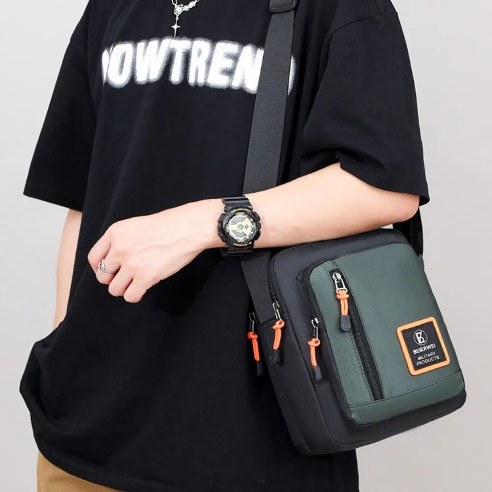 Men's Shoulder Bag Waterproof Small Bag Mobile Phone Man's Messenger Bag Square Bag Travel Crossbody Bags