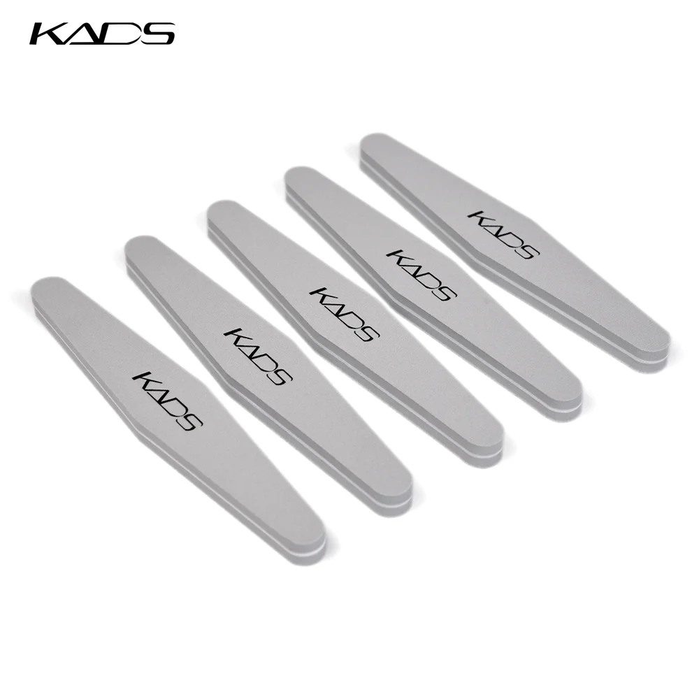 

5PCS 100/180 Double-Side Nail File Thick Sandpaper Grey Sanding Buffer Files Manicure Pedicure Professional Nail Care Tools