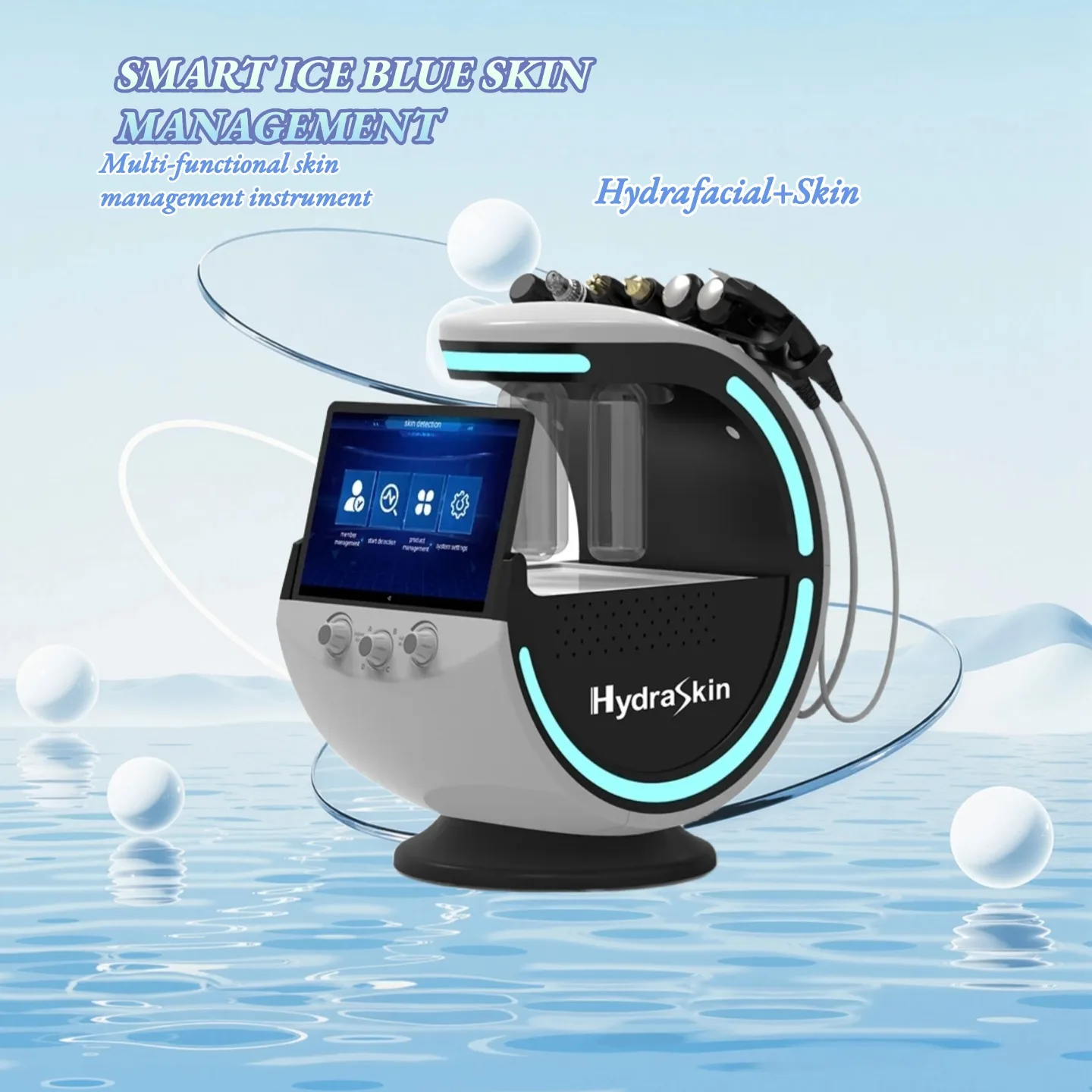 

Smart Ice Blue Hidrafacial 7 in 1 Hydra Face Skin Management System Intelligent Multi-function Integration for Hydration