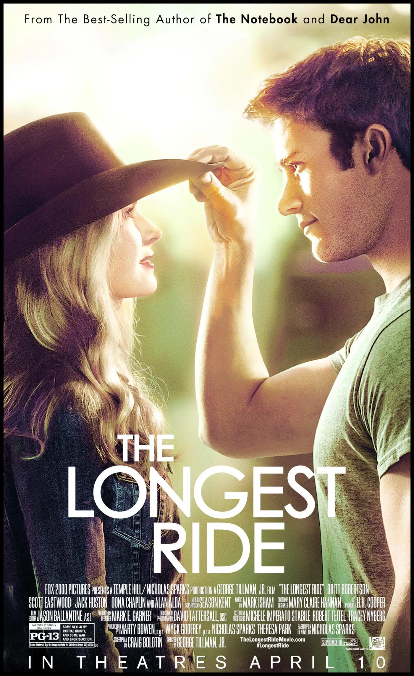 Film The Longest Ride (2015) Poster Wanddecoratie Rome Decoratie