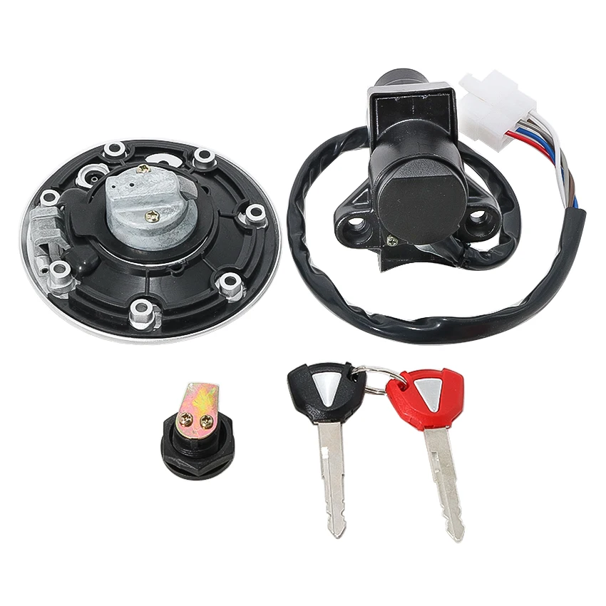 Ignition Switch Full Lock Set For Kawasaki ZG1000 GTR1000 1000GTR 1994-2003 Years 27004-5475 /27005-5102 /27016-5204 /51049-1079