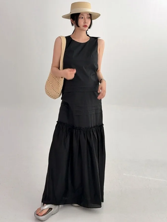 Women's Vest Dr Layered Splicing Design Spring Autumn Winter Commute Sle Floral  Long Dr Suitable for Various Occ...