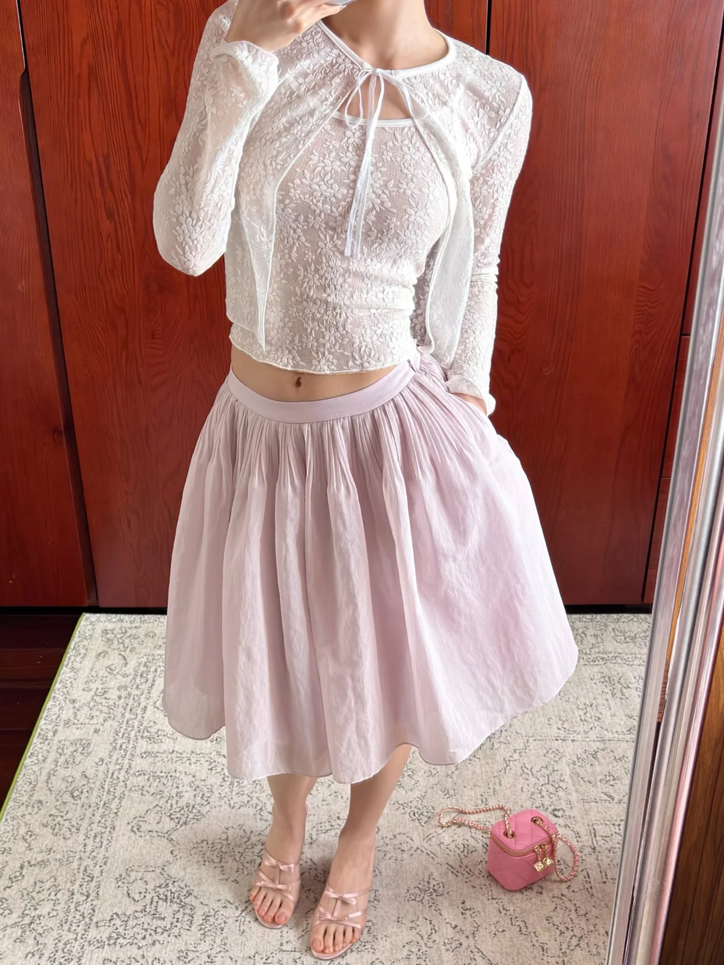 gonna-in-tulle-rosa-leggera-e-soffice-di-lunghezza-media-dal-design-semplice-e-classico-stile-balletto-gonna-a-portafoglio-in-cotone-con-microfibra-elastica-modello-a-trapezio