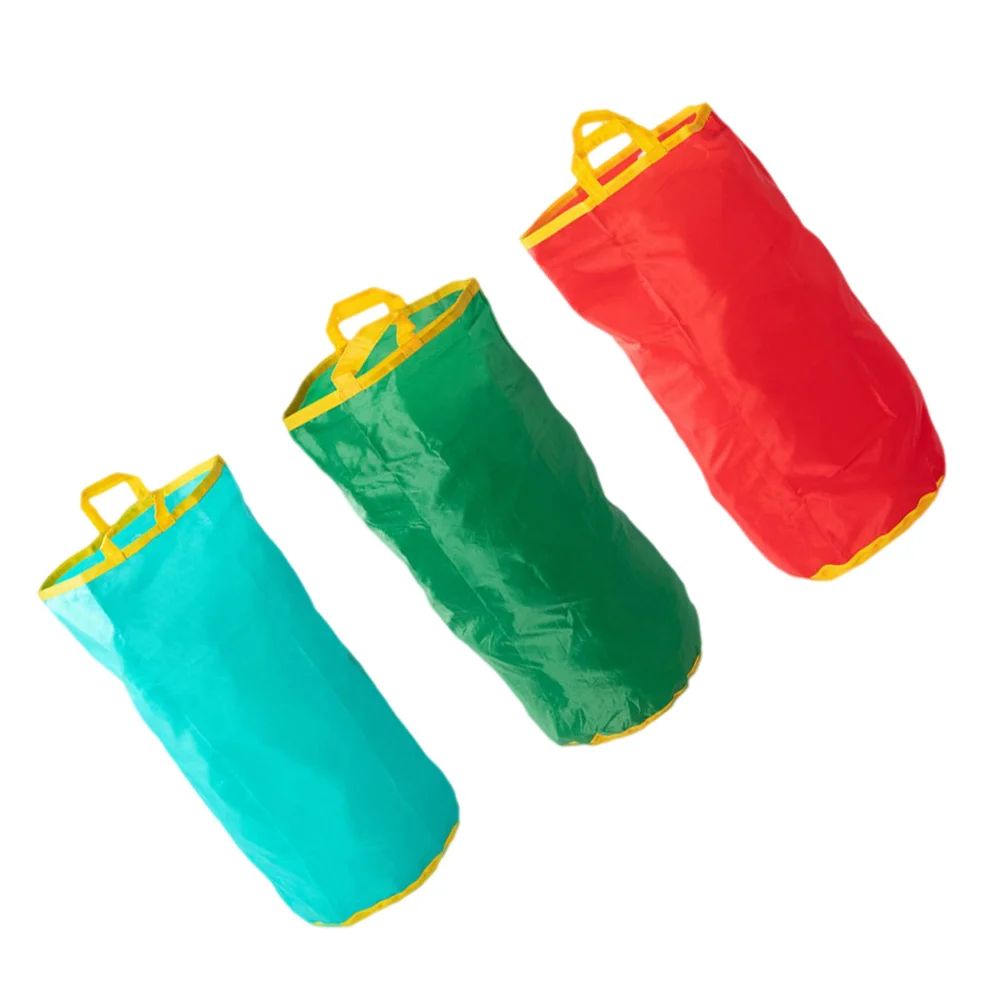 1 Packung 4 Stück Rennsack Heavy Duty Sack Partyzubehör Outdoor-Spiel für Kinder Outdoor-Spiele (zufällige Farbe)