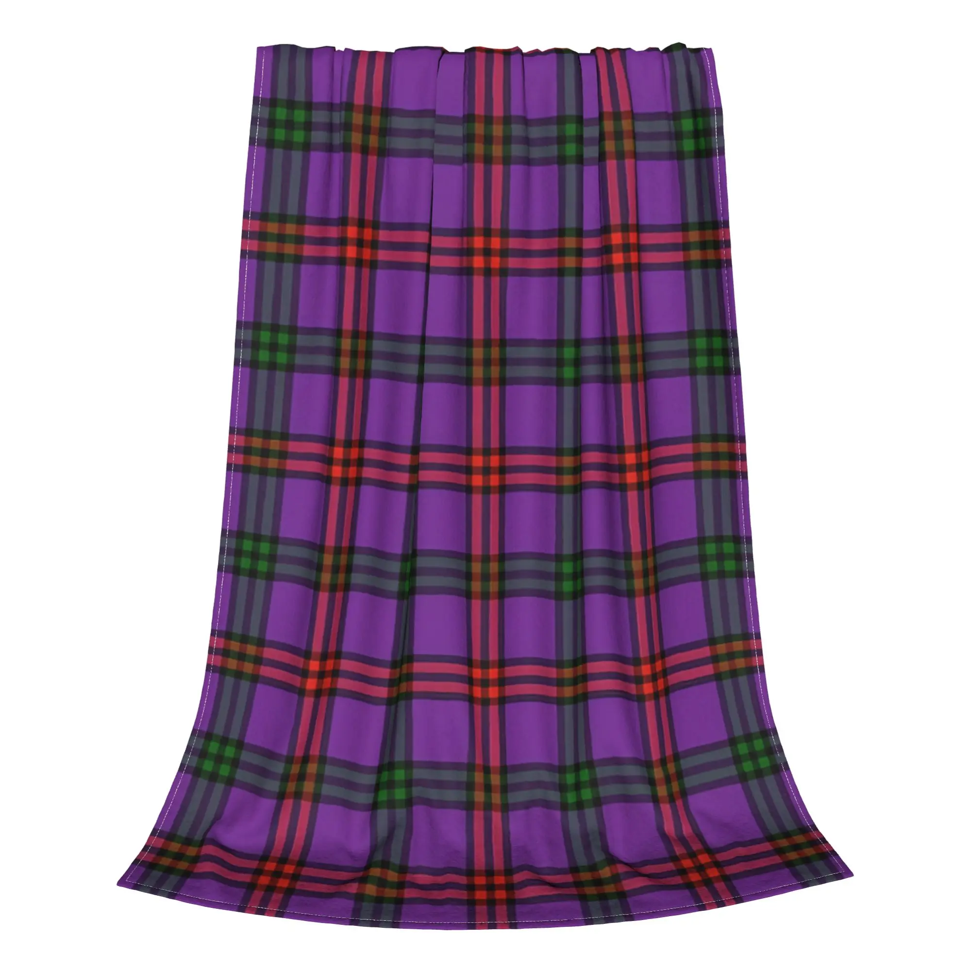1PC MONTGOMERY Tartan Scots Style Home Room Decorations Winter Blankets For Adults Bedding Home Interior Sofa Knee