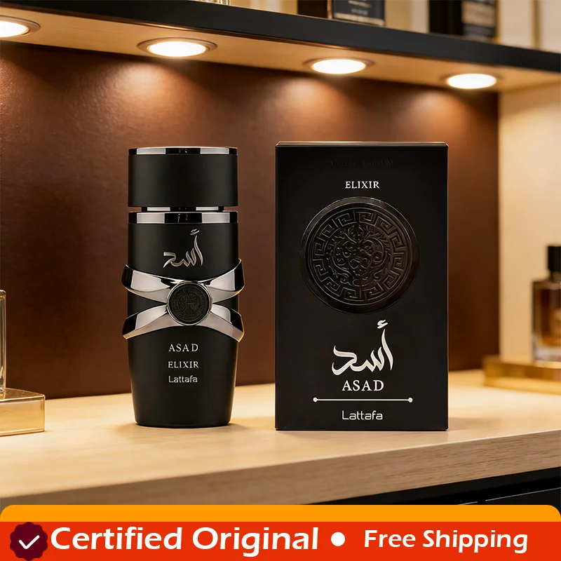 

Lattafa Asad Elixir EDP 100 мл спрей, арабский парфюм с феромонами, феромонный одеколон для мужчин