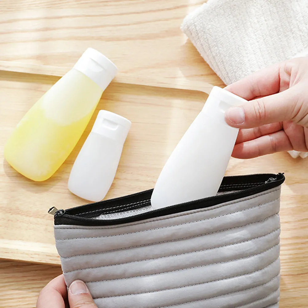 3Pcs Premium Travel Bottles Set 30Ml 60Ml 100Ml Liquid Storage Containers for Shampoo Lotion Serum Makeup Wash Bottle