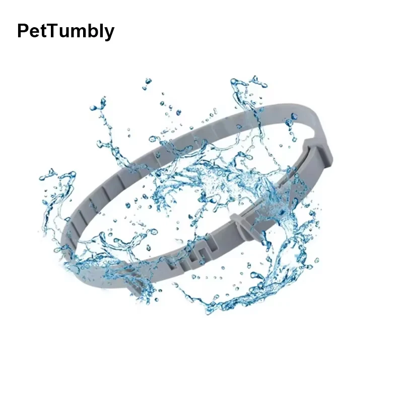Coleiras Calmantes com Feromônios para Gatos e Cães 38/70CM, Coleira Ajustável Confortável para Filhotes, Gatinhos e Cães Grandes