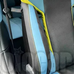 oiomotors M Carbon Bucket Seat Side Waist Bolster Genuine Leather Protector Case for BMW G87 M2 G80 G81 M3 G82 G83 M4 F90 M5 M8